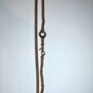 Vintage 1990s Burberry Gold-Plated Curb Chain Necklace – Signed Clasp –
